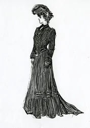 Een Gibson Meisje, c.1902